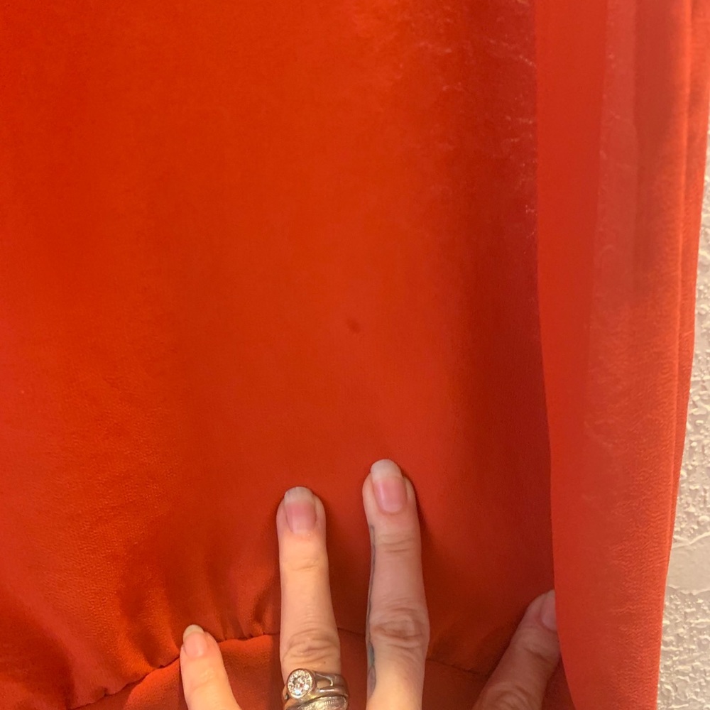 GIFTED Gold Sequence Collar Sheer Top - Picture 4 of 7